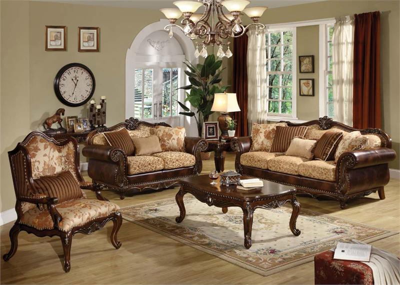 acme 50155 remington traditional cherry bonded leather sofa