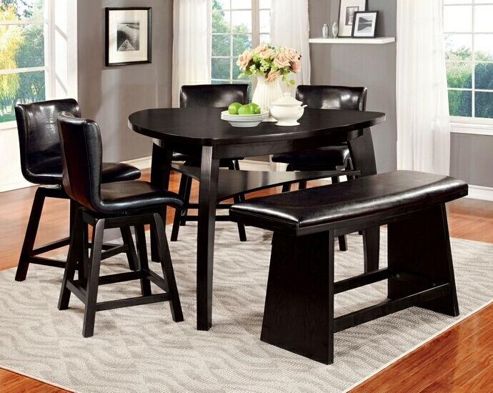 black triangle dining room table