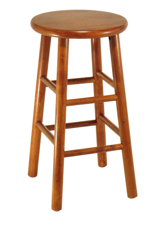 Tabby 2-Pc 24″ Bar Stool Set Cherry | AMB FurnitureAMB Furniture